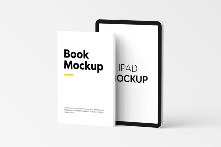Book & iPad Mockup