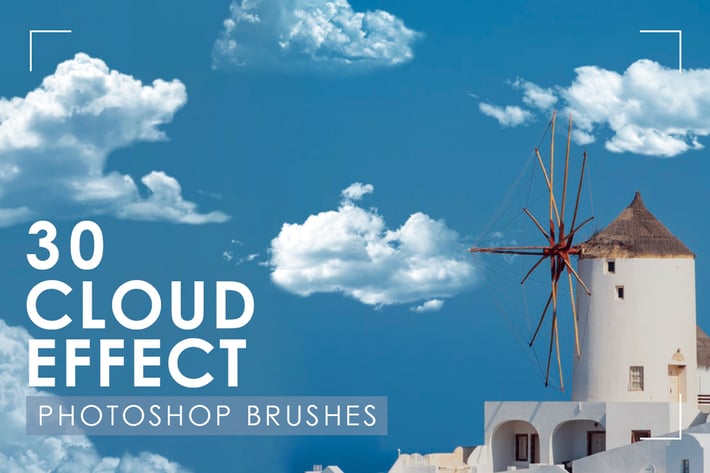 30 Realistic Cloud Photoshop Brushes