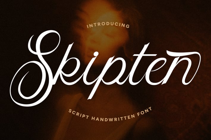 Skipten - Script Handwritten Font