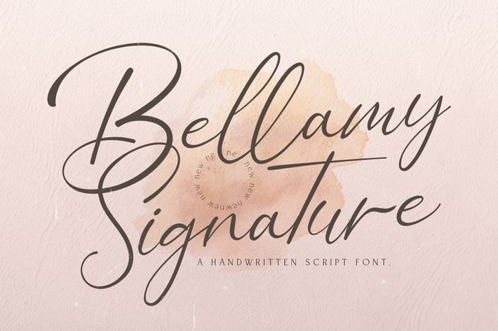Bellamy Signature - Handwritten Font