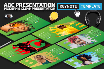 ABC Alphabet Keynote Presentation Template