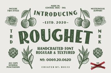 ROUGHET TYPEFACE