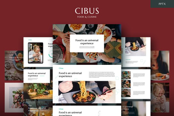 CIBUS - Culinary Theme Powerpoint Template