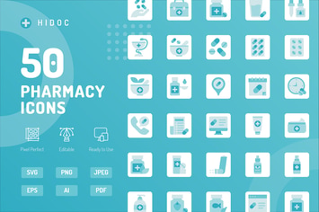 Hidoc - Pharmacy Icons