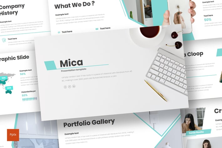 Mica - Powerpoint Template