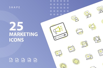 Marketing Shape Icons