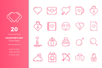 Valentines Day Icon Collection