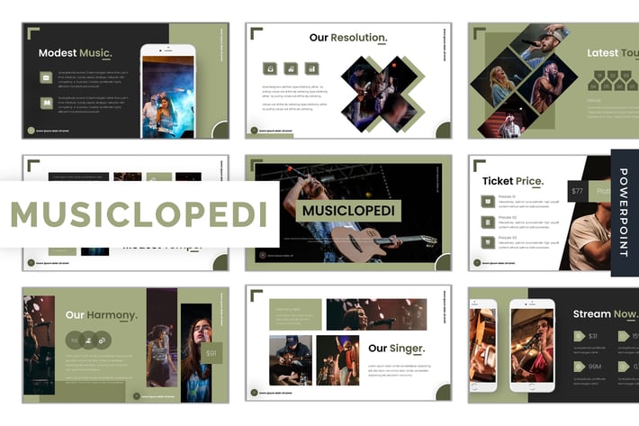 Musiclopedi - Powerpoint Template