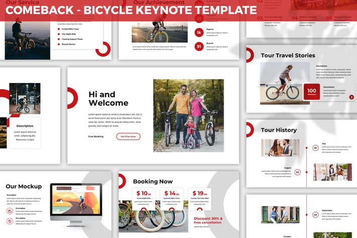 Comeback - Bicycle Keynote Template