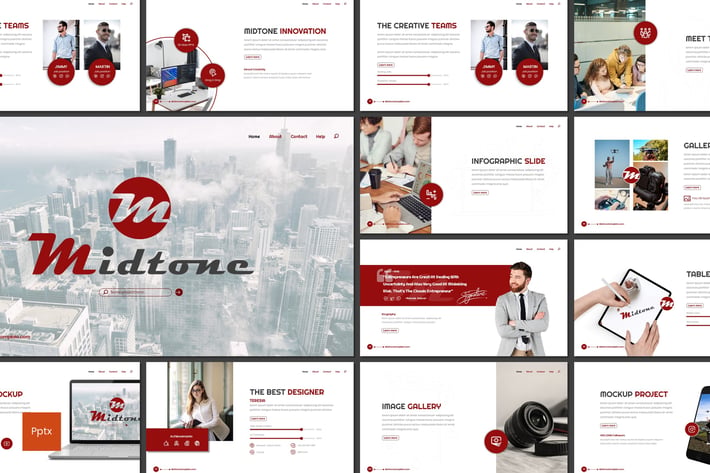 Midtone - Multipurpose Powerpoint Template