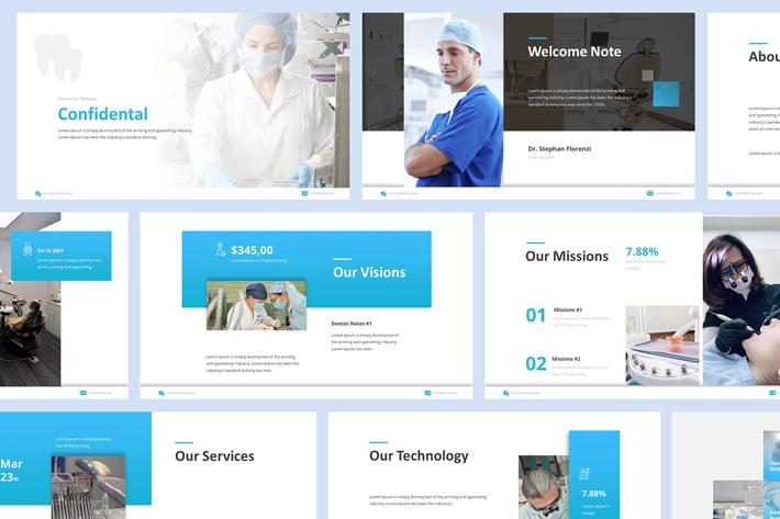 Dentist Powerpoint Presentation Template