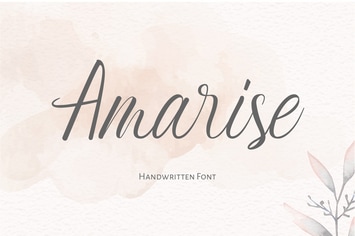Handwritten Script - Amarise Signature