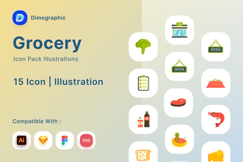 Grocery Icon Pack