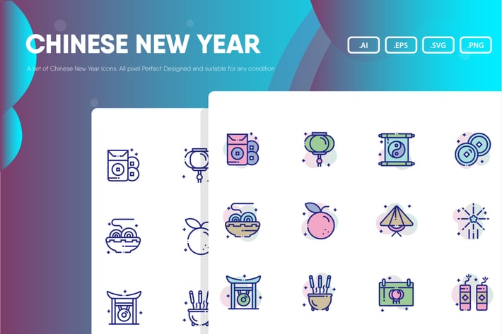 Chinese New Year Icon Pack