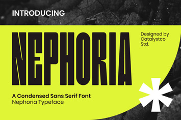 Nephoria Condensed Sans Serif Font