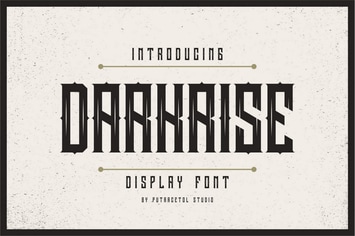 Darkrise - Classic Font