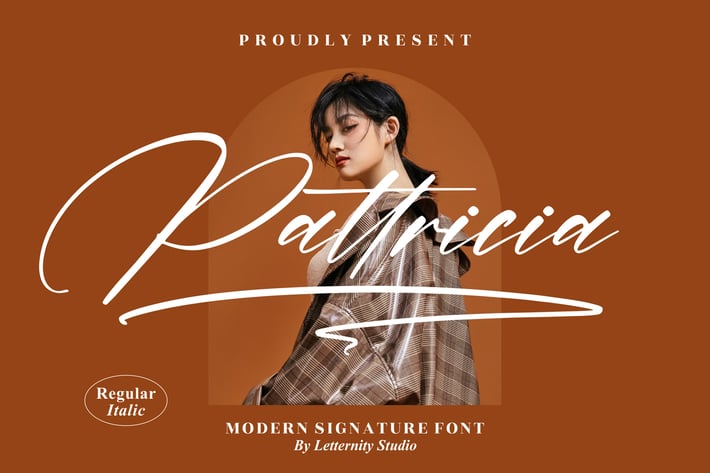 Patricia Modern Signature Font