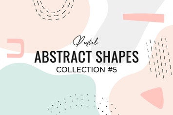 Pastel Abstract Shapes #5