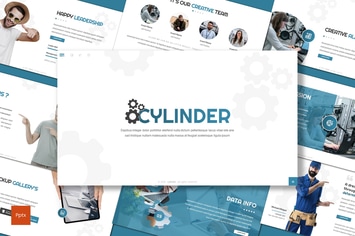 Cylinder - Business Powerpoint Template