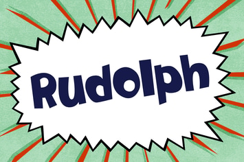 Rudolph - Fun Display Font