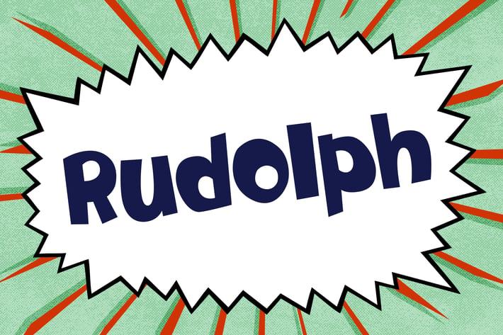 Rudolph - Fun Display Font