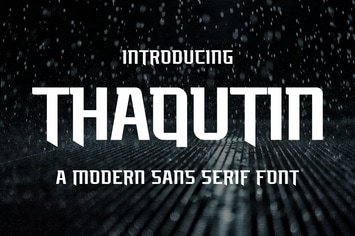 Thaqutin Font
