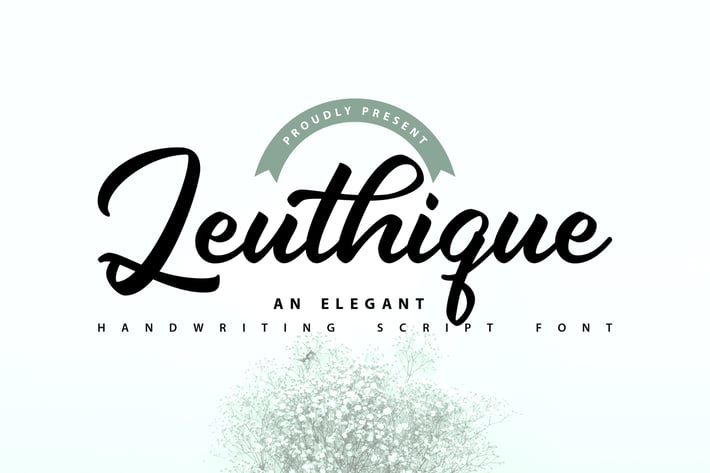 Leuthique | Elegant Handwriting Script Font