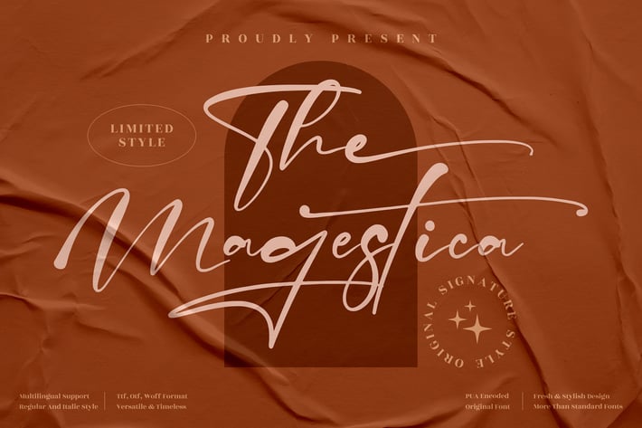 The Magestica Signature Font