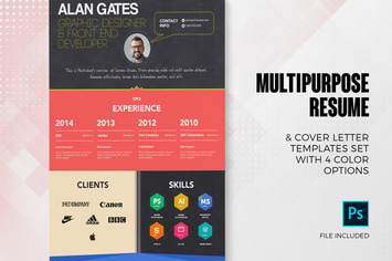 Multipurpose Resume & Cover Letter Templates