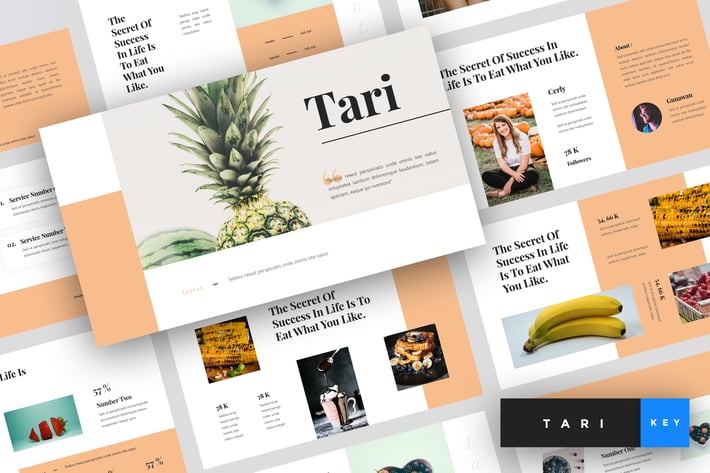 Tari - Food Keynote Template
