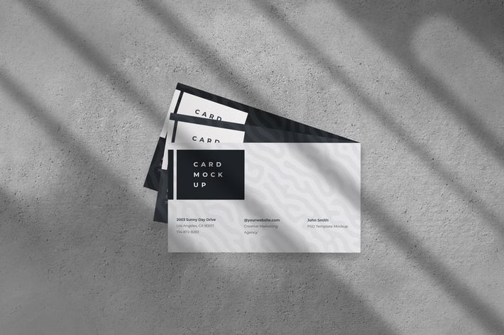 Business Card Mockup PSD Template
