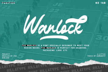 The Warlock - Bold Script