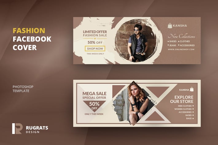 Fashion R1 Facebook Cover Template