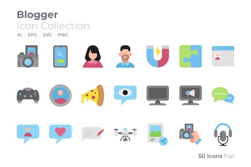 Blogger Filled Icon