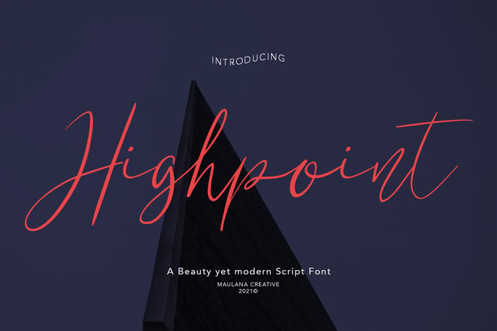 Highpoint Beauty Script Font