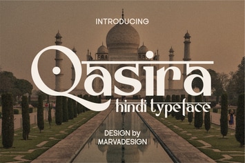 Qasira - A Modern Hindi Font
