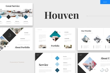 Houven - Real Estate Keynote Template