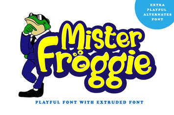 Mister Froggie - Display Font 