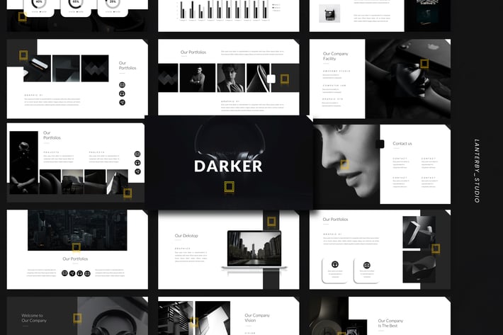 Darker Creative Business Keynote Template
