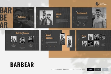 Barbear - Barbershop Presentation Template