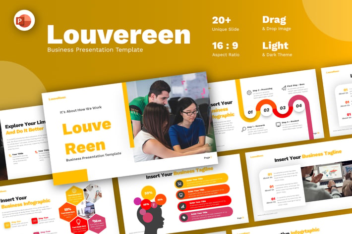 Louvereen Business Presentation Template