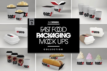 Fast Food Boxes Vol.3: Take Out Packaging Mock Ups