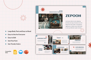 ZEPOOH - Retro Presentation Template