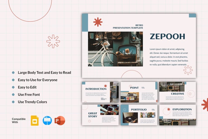ZEPOOH - Retro Presentation Template