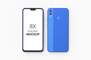 8X Phone Mockup
