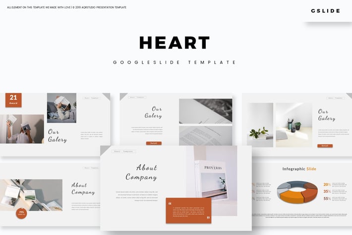 Heart - Google Slide Template
