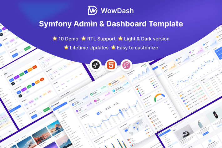 WowDash - Symfony - Admin Dashboard Template