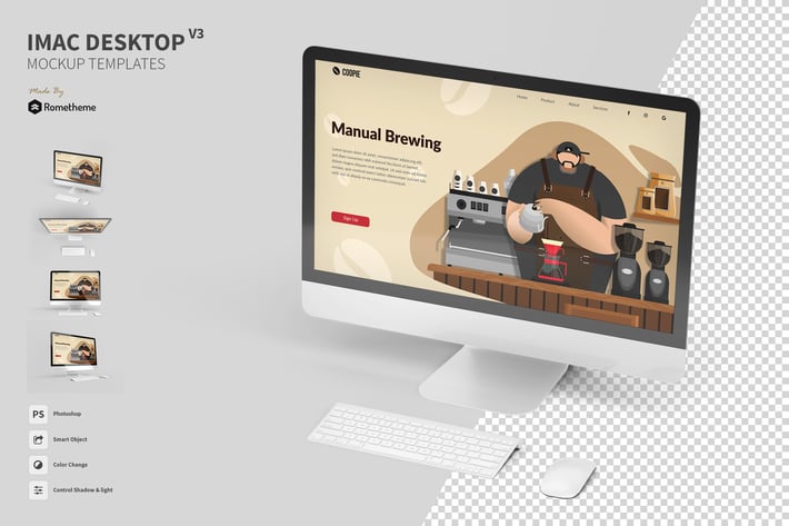 IMac Desktop vol. 03 - Mockup