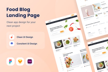 Foodi Blog Landing Page