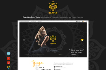 Tantra - A Yoga Studio and Fitness Club WP Theme 